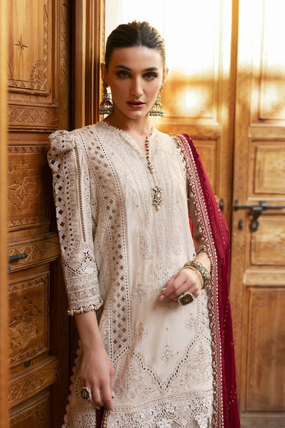 D-2511-B Embroidered Lawn Suit By- Maria B