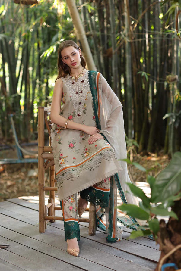 D4-A- Coral Dust Noor Eid Luxe Printedkari Outfit By- Saadia Asad