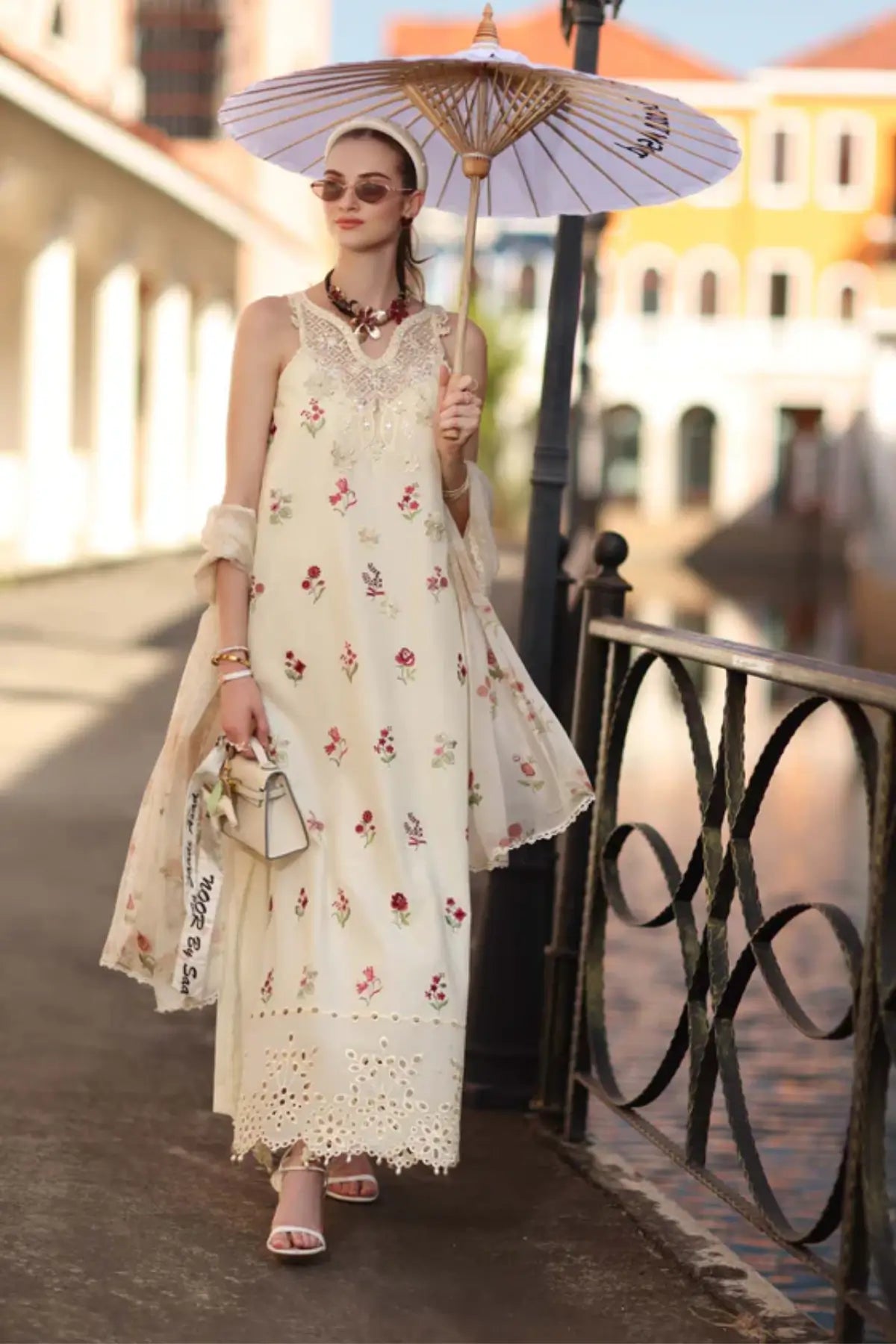 Saadia Asad D8-A Vanilla Mist stitched lawn suit Noor Eid Luxe Printskhaas Pakistanimoda