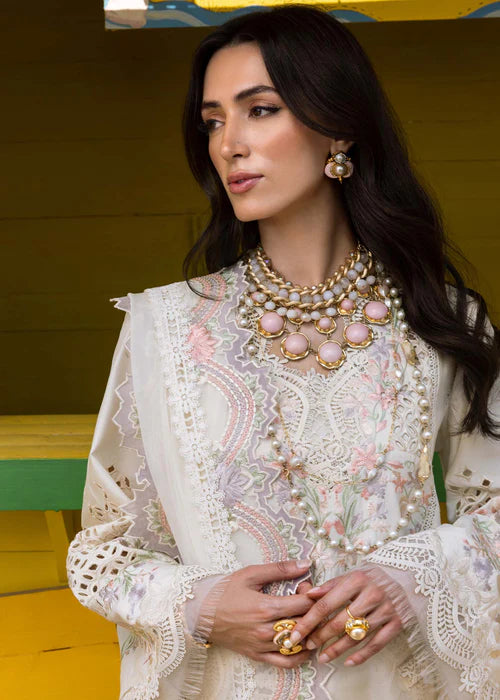 DAHLIA-A- Ivory Lawn '25 Ensemble By- Saira Shakira
