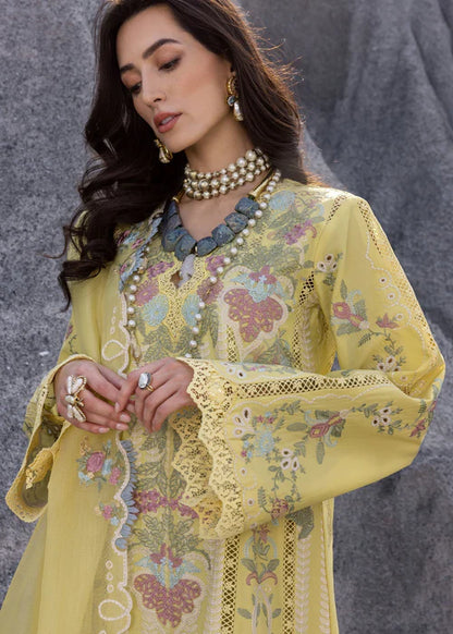 DILARA-B- Canary Lawn '25 Ensemble By- Saira Shakira