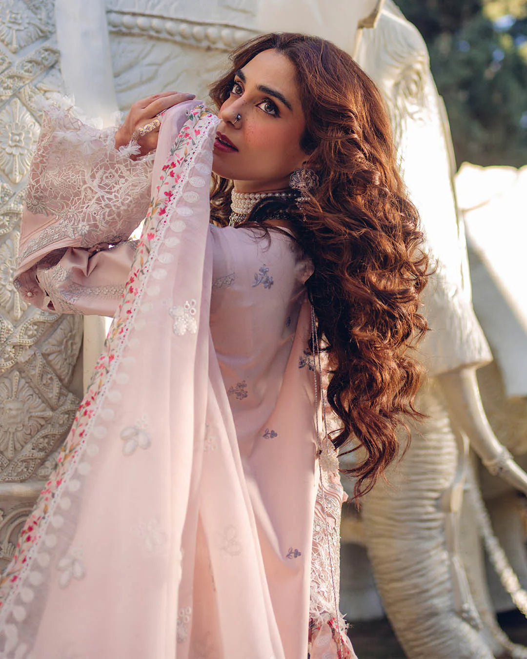 Daisy- Sajna Lawn 25 Outfit By- Maya Ali