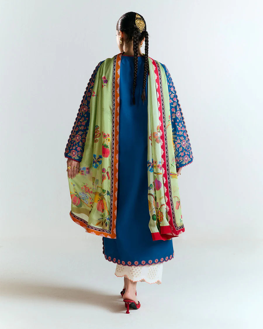 Darya-Richly embroidered ethnic outfit for women