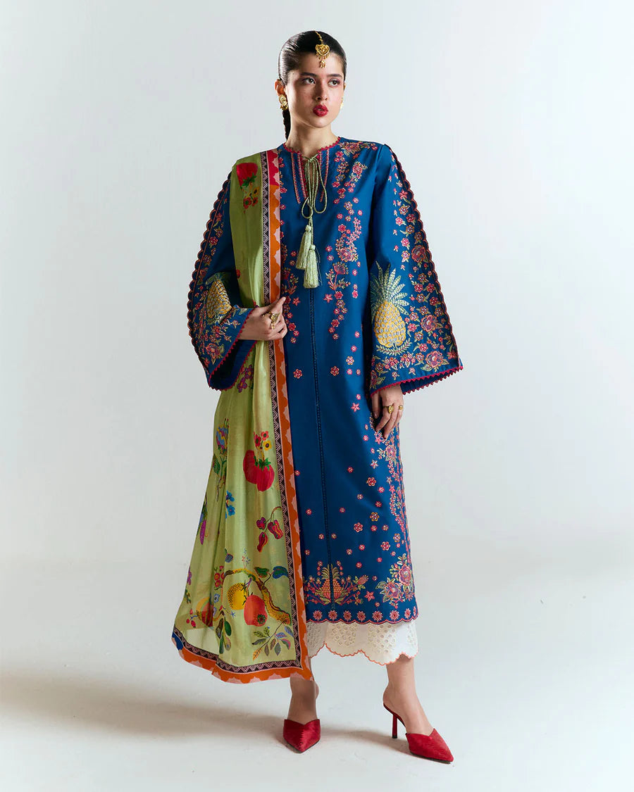 Darya-Richly embroidered ethnic outfit for women