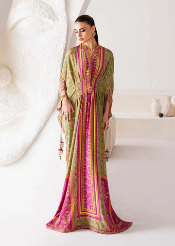 Deja-Traditional boho kaftan dress for parties by-Kanwal Malik