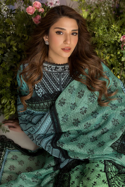 Design-12A Luxury Lawn Ensemble 2025 By- Sobia Nazir