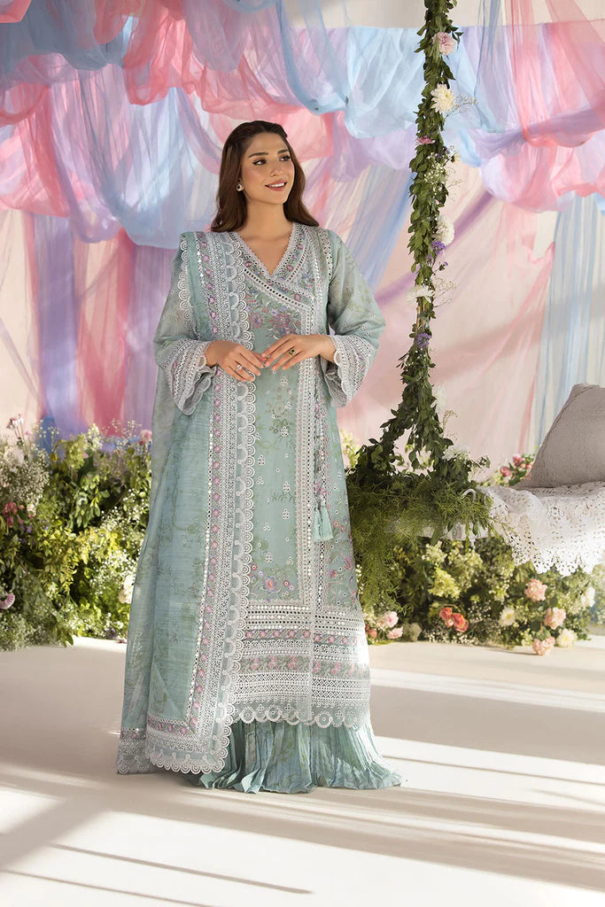 Design-13A Luxury Lawn Ensemble 2025 By- Sobia Nazir