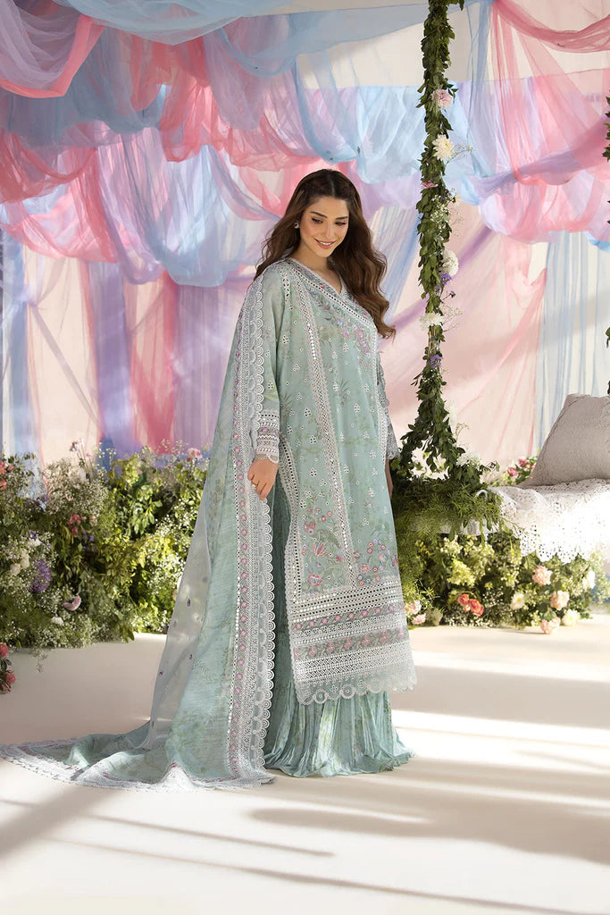 Design-13A Luxury Lawn Ensemble 2025 By- Sobia Nazir