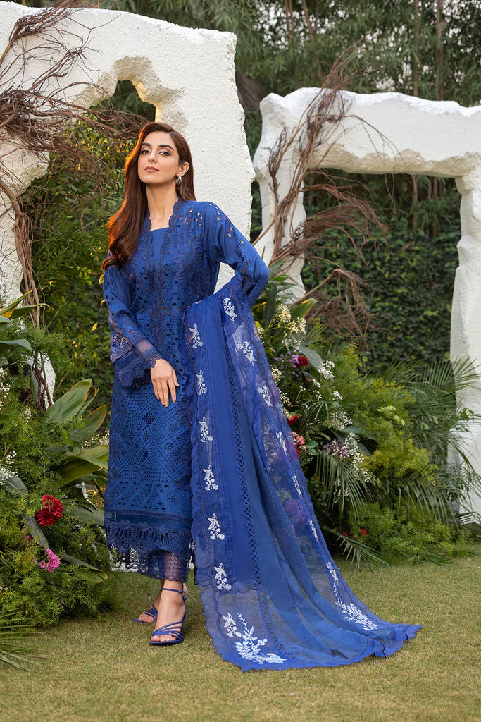 Design-1B Luxury Lawn Ensemble 2025 By- Sobia Nazir