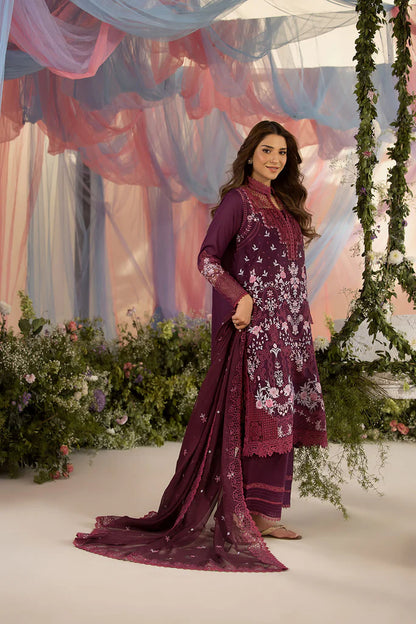 Design-6A Luxury Lawn Ensemble 2025 By- Sobia Nazir