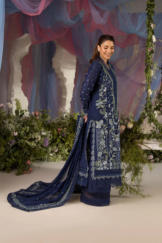 Design-8A Luxury Lawn Ensemble 2025 By- Sobia Nazir