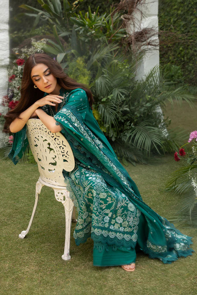 Design-8B Luxury Lawn Ensemble 2025 By- Sobia Nazir