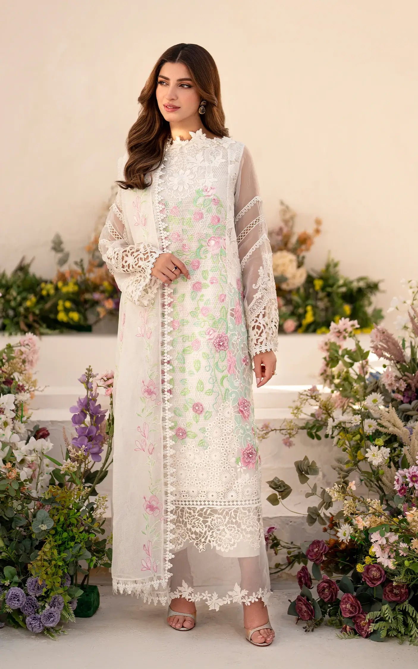 Dove (AZL25-03)- Azalia Summer Lawn'25 Ensemble