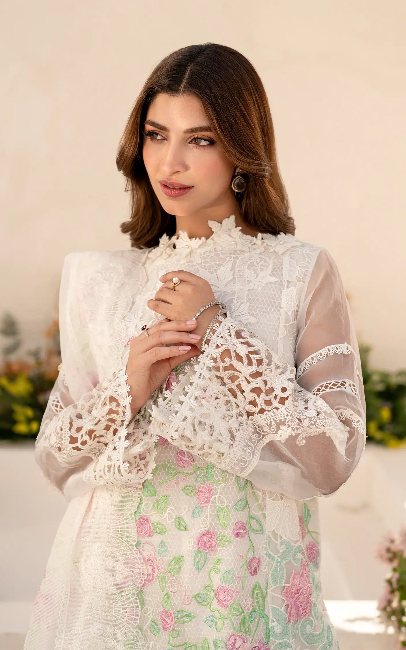 Dove (AZL25-03)- Azalia Summer Lawn'25 Ensemble