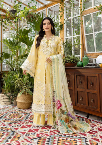 Butter Bloom Yellow Chikankari Lawn Outfit – Pakistanimoda