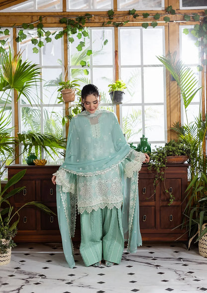 EEC-3A Parisian – Ready-to-Wear Elaf Lawn Suit with Cambric Trouser