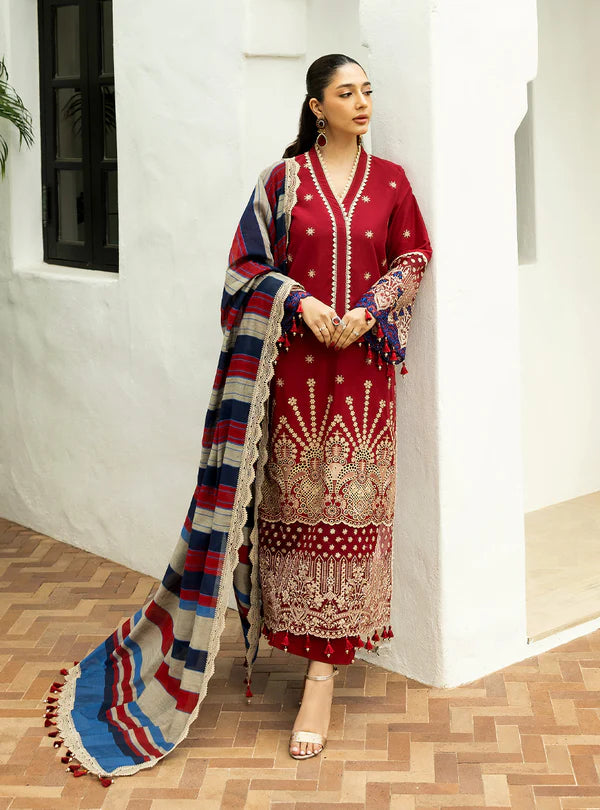 Elma- 3A Chikankari Lawn Outfit '25 By- Zainab Chottani