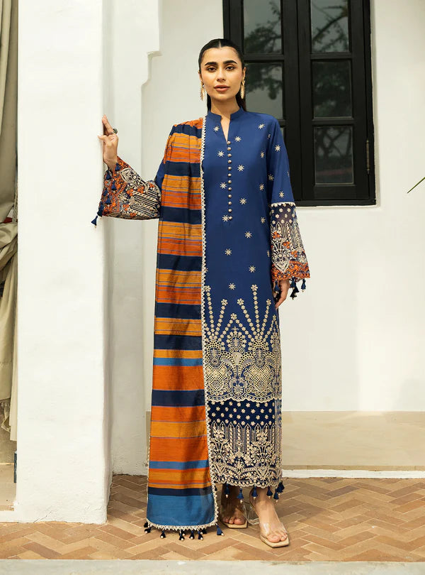 Elma- 3B Chikankari Lawn Outfit '25 By- Zainab Chottani