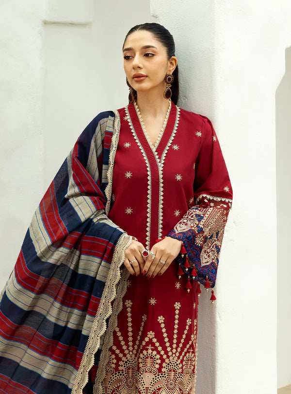 Elma- 3A Chikankari Lawn Outfit '25 By- Zainab Chottani