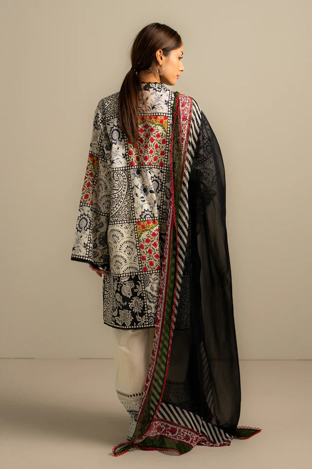 Elra-8B Coco by Zara Shahjahan ready-to-stitch lawn suit