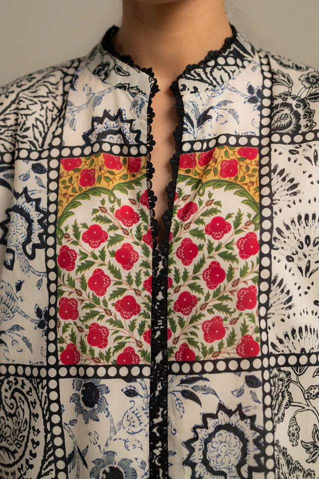 Elra-8B Coco by Zara Shahjahan ready-to-stitch lawn suit