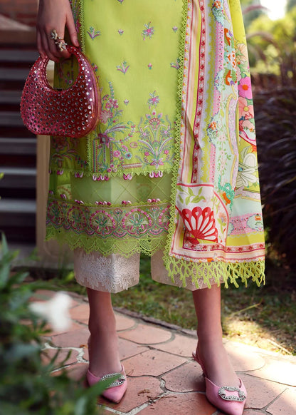 Erna- Parrot Zaina Lawn Collection 2025 By- Kanwal Malik
