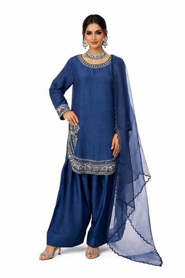 Erum – Buy Stitched Designer Korean Silk Outfit for Wedding & Eid Wear