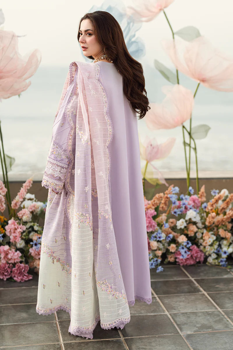 Evelyn- Pakistani Designer Lawn Outfit By- Qalamkar