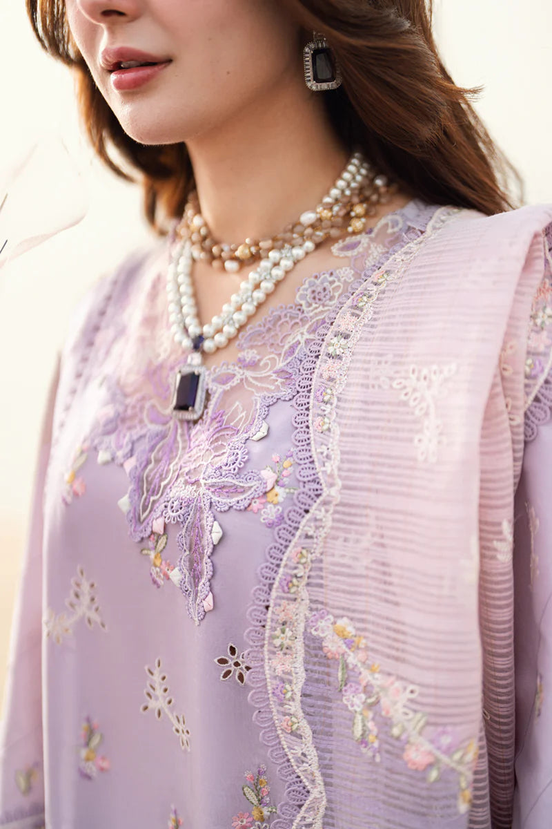 Evelyn- Pakistani Designer Lawn Outfit By- Qalamkar