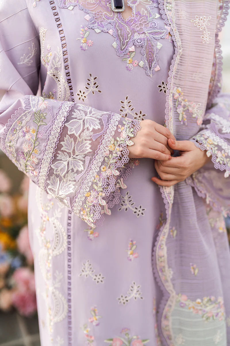 Evelyn- Pakistani Designer Lawn Outfit By- Qalamkar
