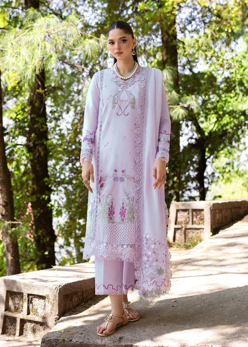 Faye 7-A-Elegant Blush & Berry Embroidered Lawn Suit for Weddings & Garden Parties-Saira Shakira