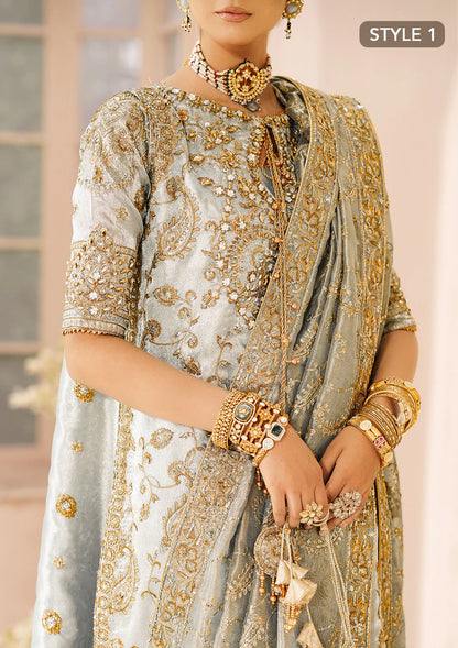 Frozen Elegance - Pakistani Wedding Formal Wear By AIK