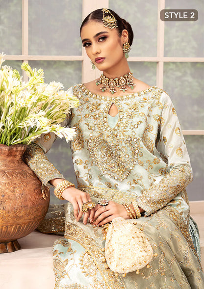 Frozen Elegance - Pakistani Wedding Formal Wear By AIK