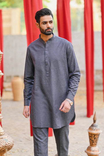 G-01- Yarn Dyed Casual Cotton kurta for Mens