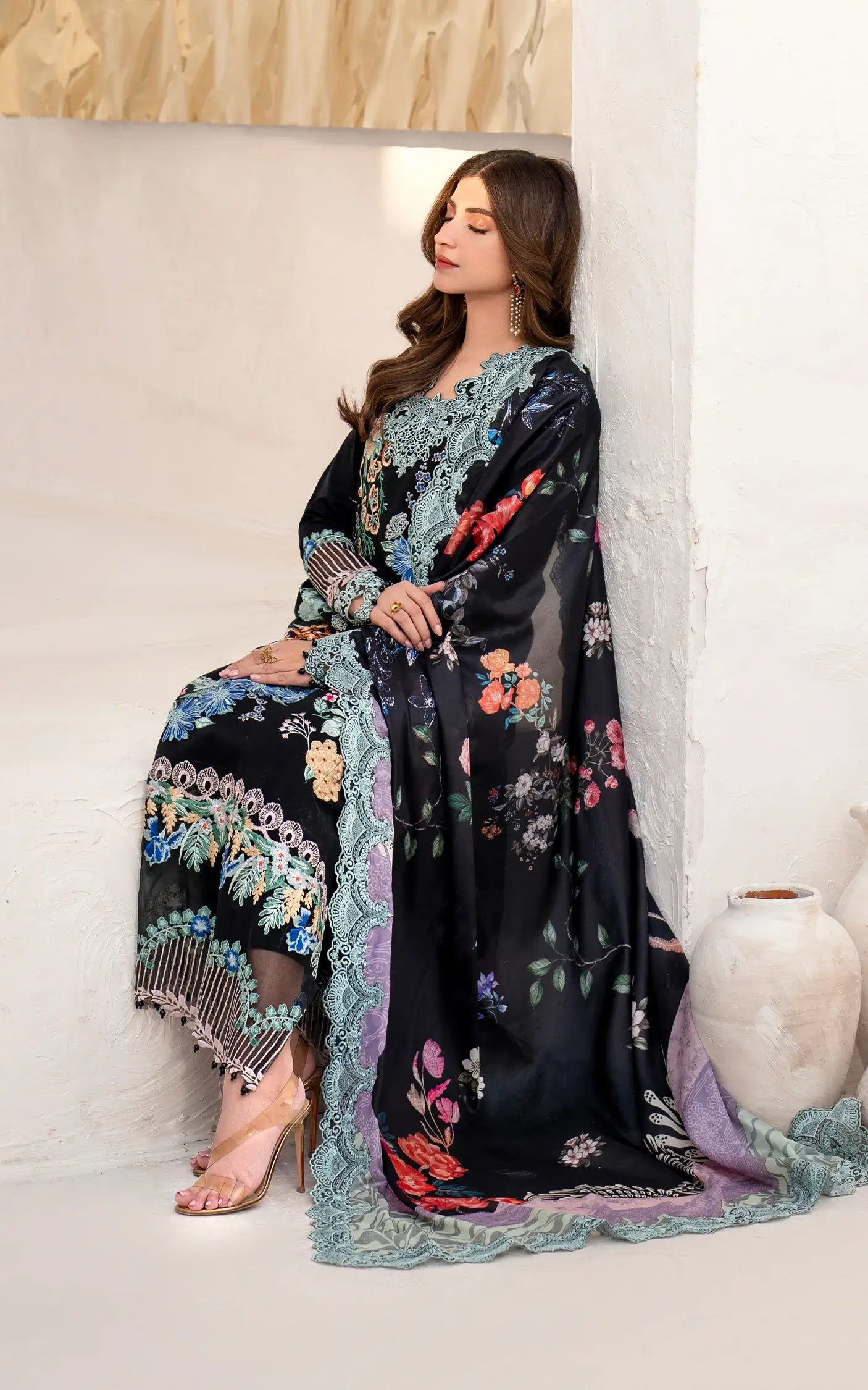 Garden Rose (AZL25-05)- Azalia Summer Lawn'25 Ensemble