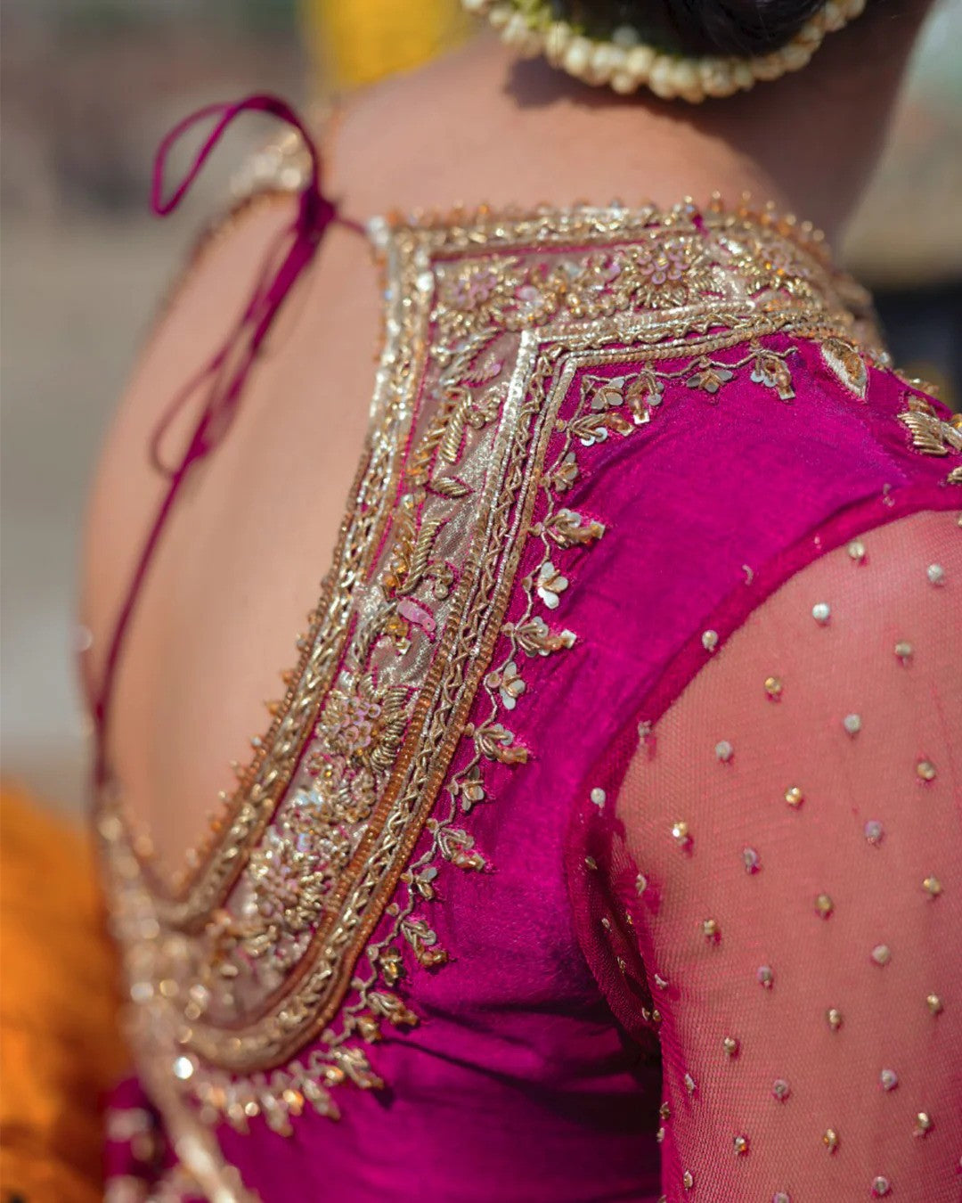 Ghazala - Pink Anarkali Frock By Faiza Saqlain