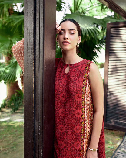 Gloriana- Luxe Chic Silk Ensemble By-Faiza Saqlain