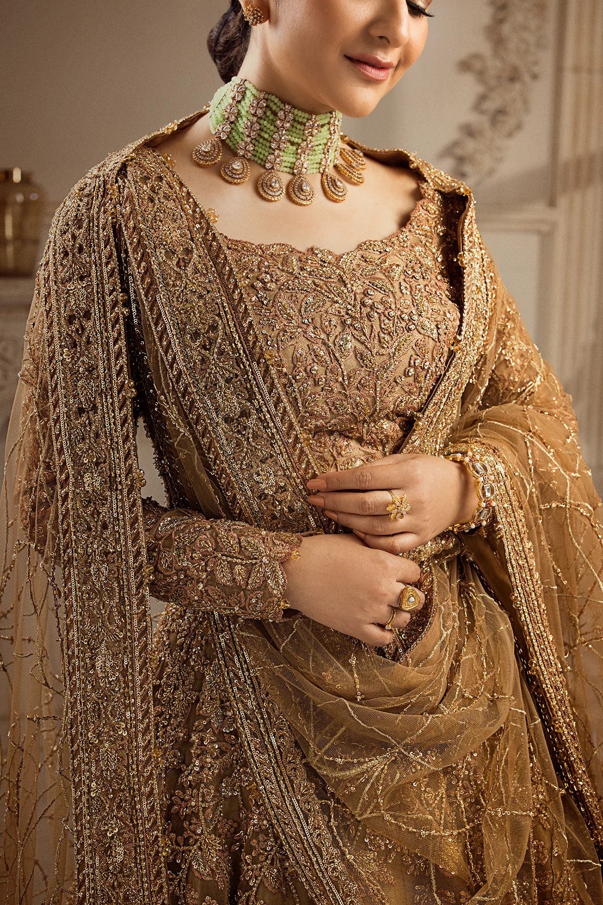 Golden Girl - Beautiful Bridal Lehenga Choli