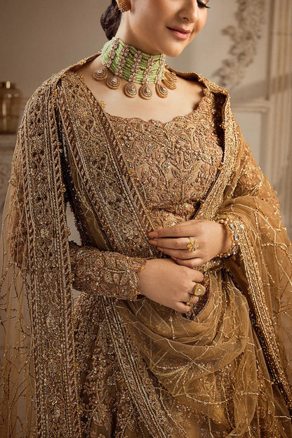 Golden Girl - Beautiful Bridal Lehenga Choli By Erum Khan