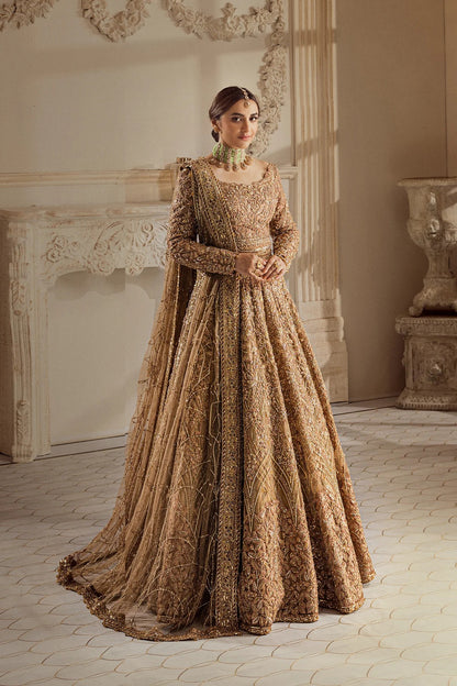 Golden Girl - Beautiful Bridal Lehenga Choli By Erum Khan