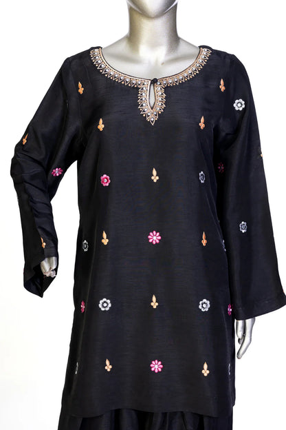 Gul –Luxury Black Farshi Shalwar Outfit for Women