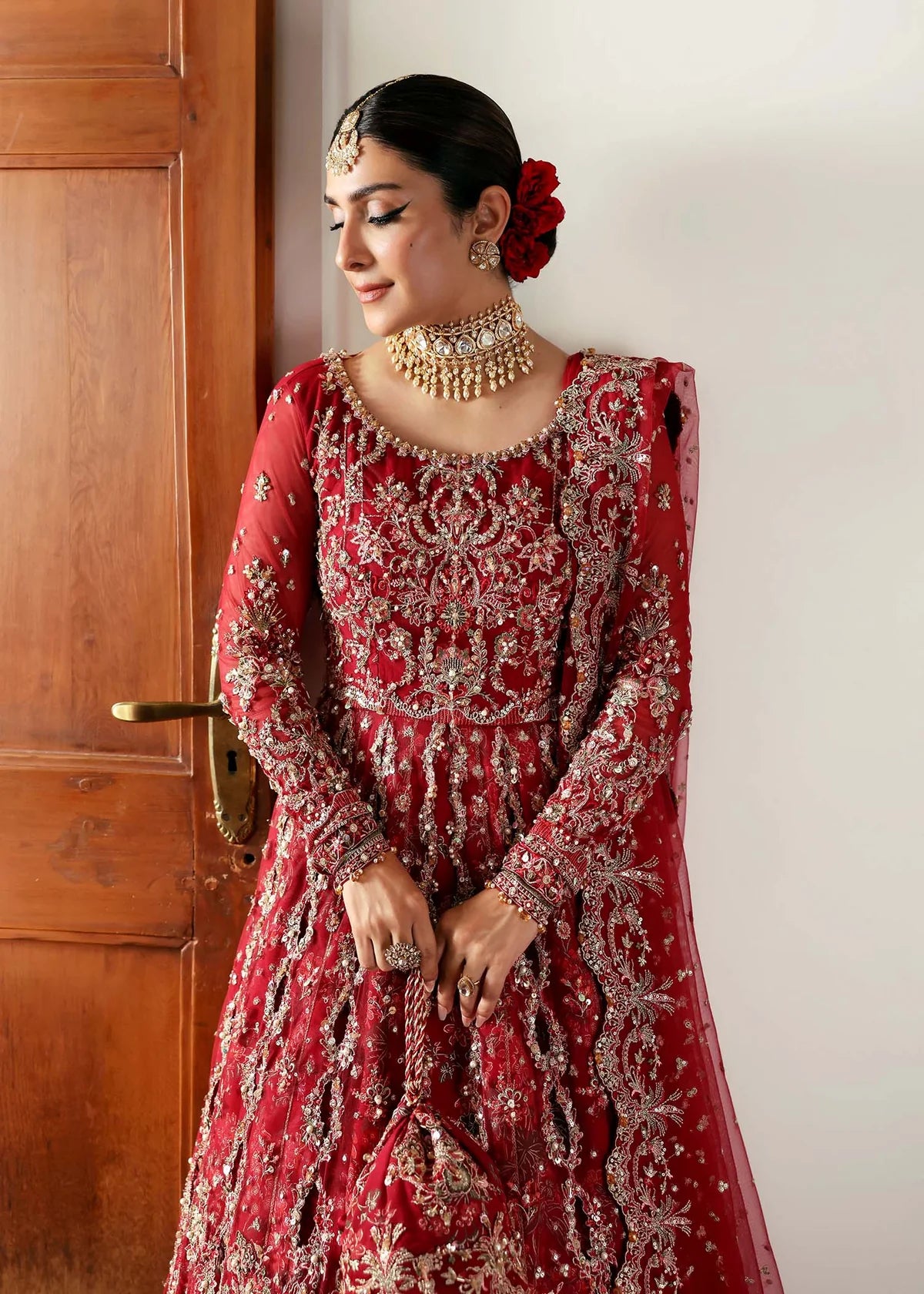 Gulrukh – Crimson Royal Lehenga Suit Maahi Festive ’25 by Kanwal Malik