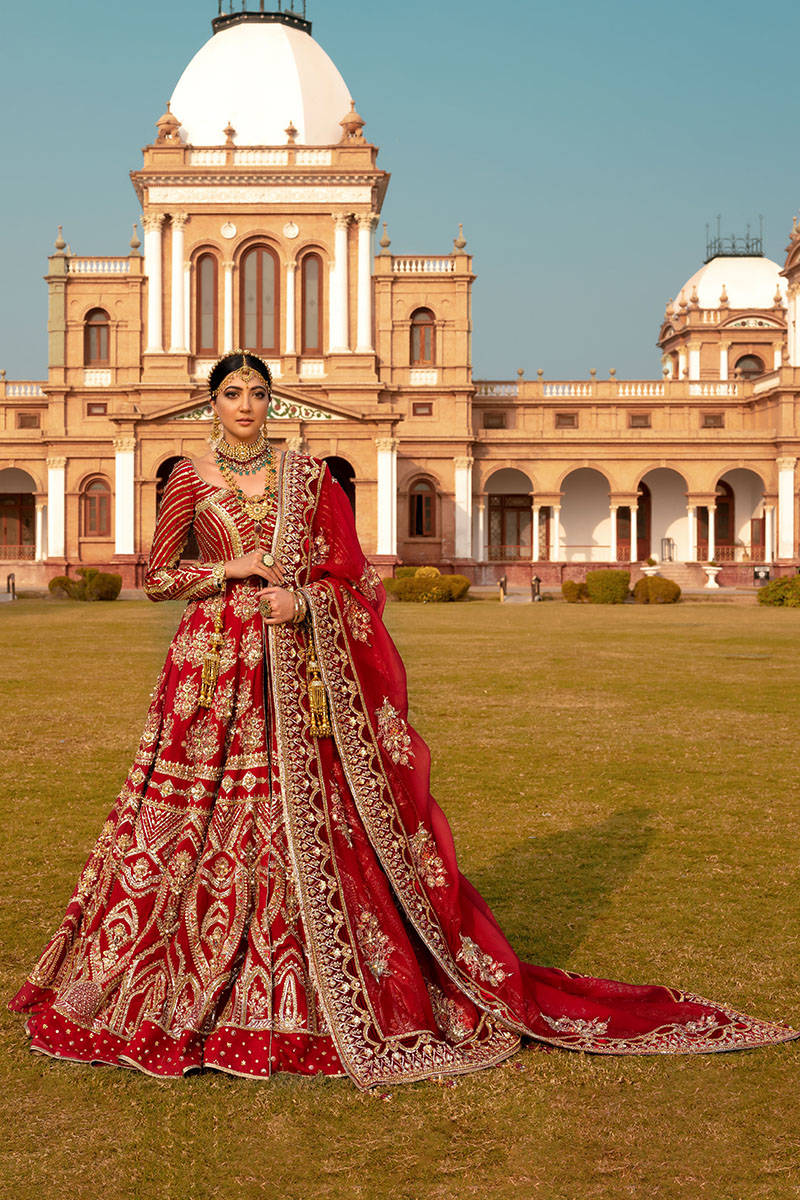 Gulzar - The Beautiful Red Bridal Lehenga