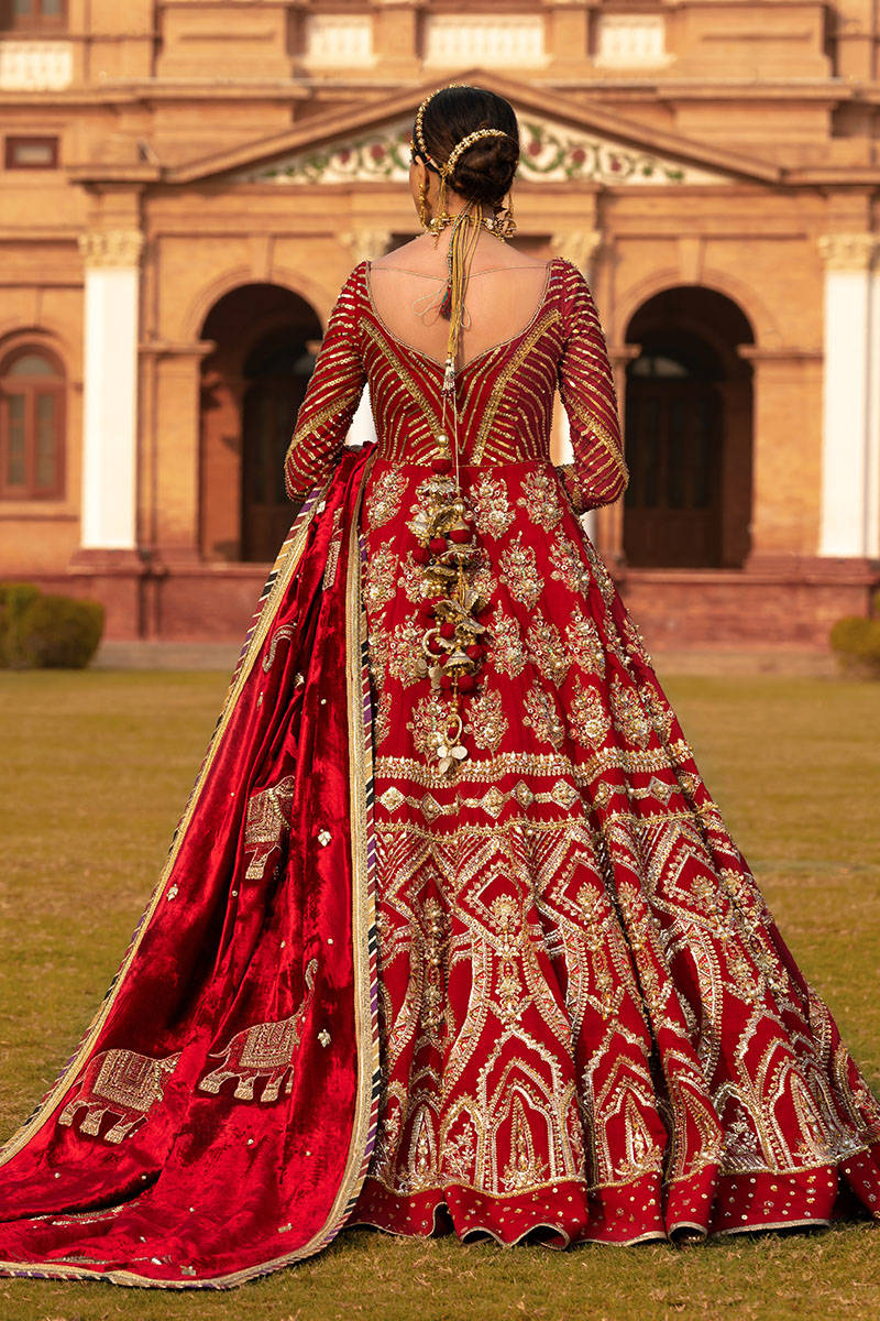 Gulzar - The Beautiful Red Bridal Lehenga