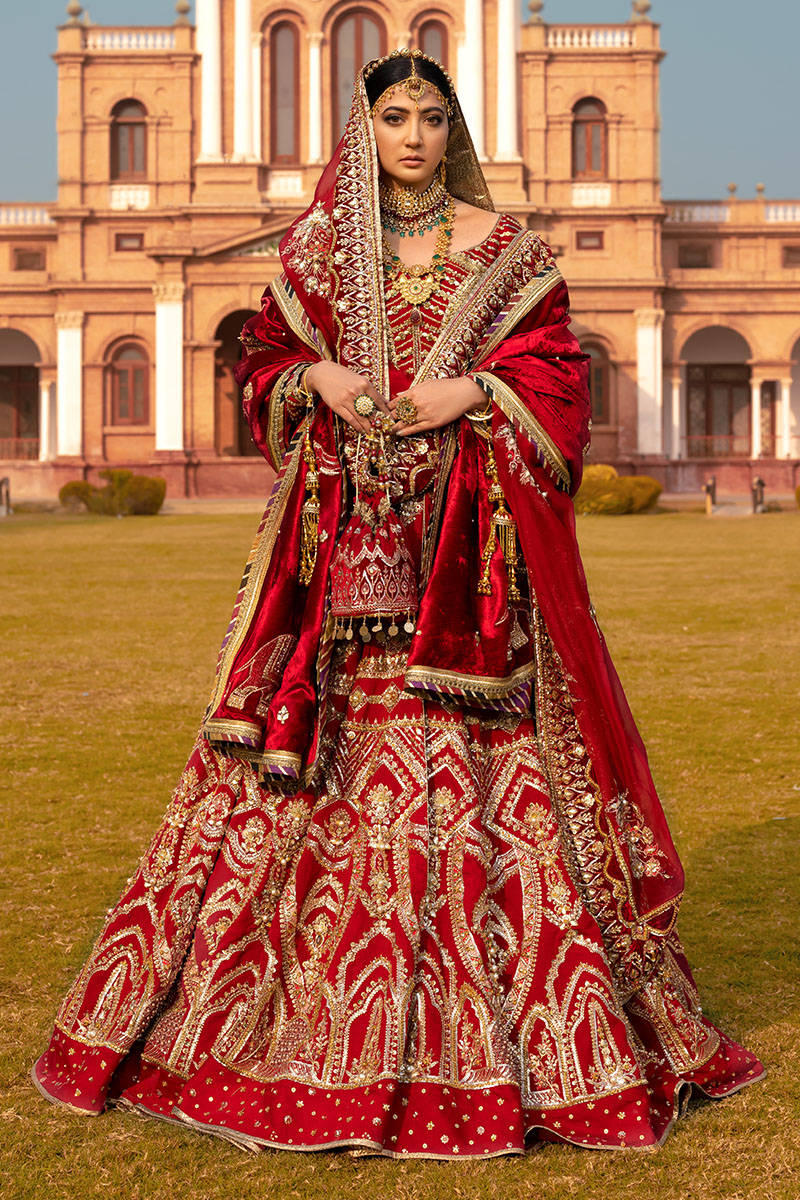 Gulzar - The Beautiful Red Bridal Lehenga