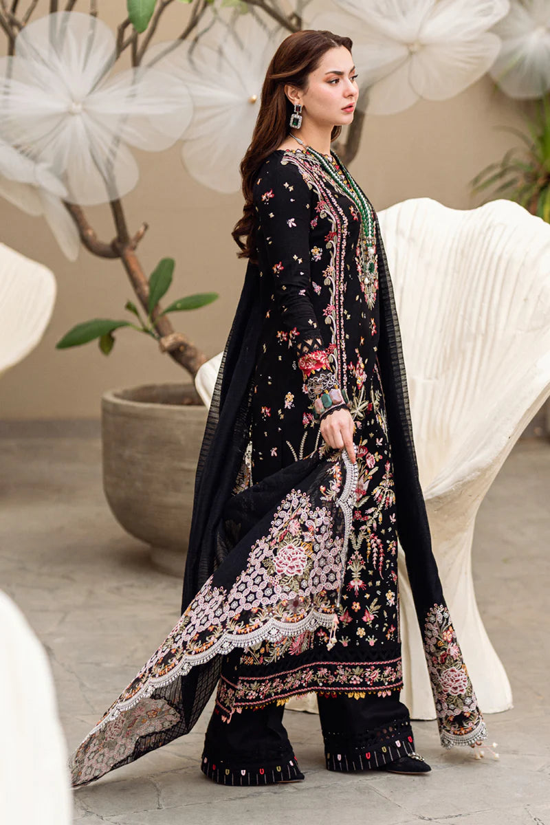 Hannah- Pakistani Designer Lawn Outfit By-Qalamkar