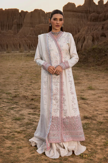 Haya- Off white Premium Lawn Eid Edit' 25 Ensemble By- Rang Rasiya