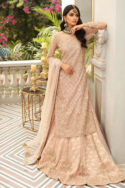 Helene-Bridal Lehenga with Long Shirt and Beautiful Duppatta