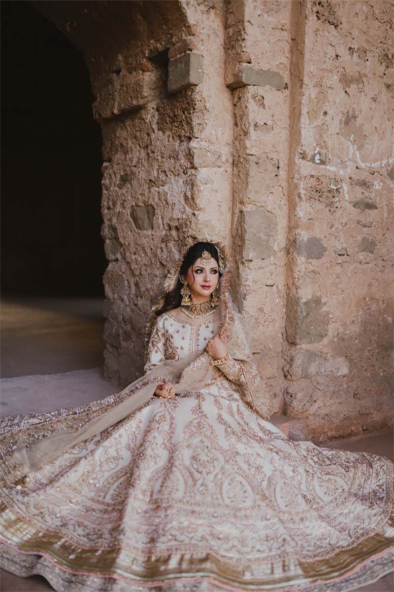 Heritage Charm - Traditional Pishwas Bridal Ensemble