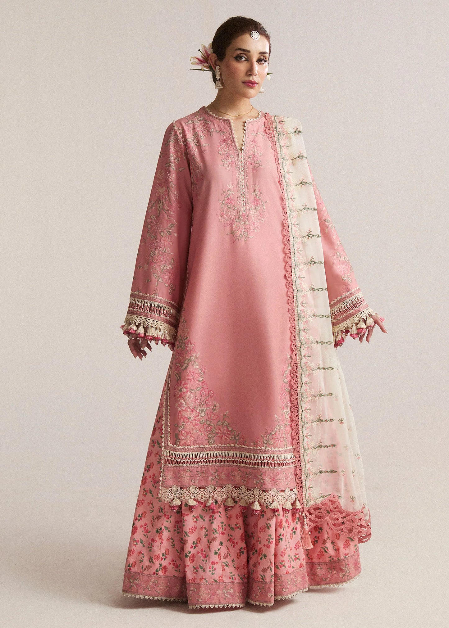 Hussain Rehar Stitched / Unstitched Pakistani Lawn - Bella